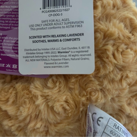 🎄🎁Warmies New Golden Dog Microwavable Lavender Scented & Weighted Comfort Plush - Picture 8 of 14